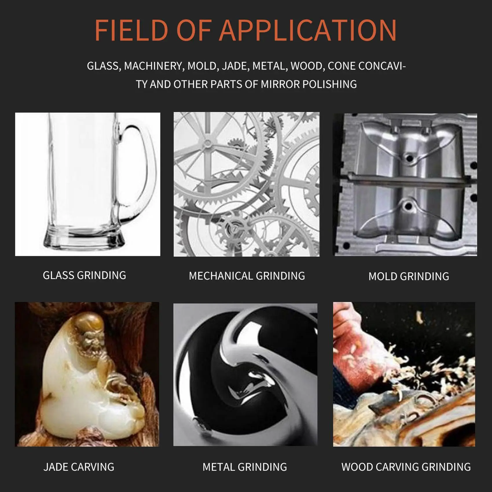 33Pcs Soft Felt Polishing Buffing Wheel Mixed Accessory for Rotary ToolT98C