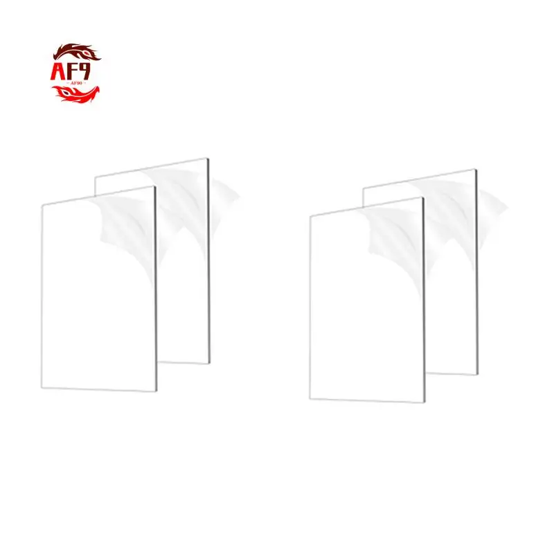 

AF90-1/8In Thick (3Mm) Acrylic Sheets, Clear Cast Plexiglass 8X12in For Signs DIY Display Projects, Craft, Photo Frames