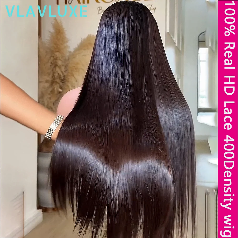 9x6 6x6 7x7 100% Real HD Lace Frontal 36 Inch 400 Density Bone Straight Glueless Wigs 100% Human Hair Pre Plucked Wigs For Women
