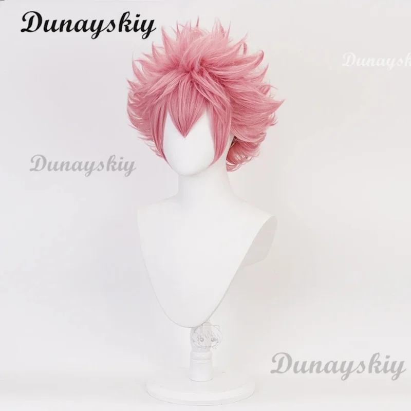 Новая модель Ms May аниме My Hero Ashido Mina Pinky головной убор шпилька аксессуары для косплея розовый парик реквизит по индивидуальному заказу