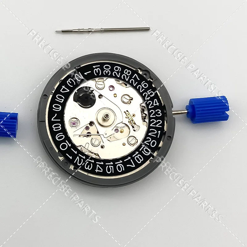 New Watch Movement With Advanced Mechanical NH35 White Date Wheel 24 gems Automatic Winding High Precision