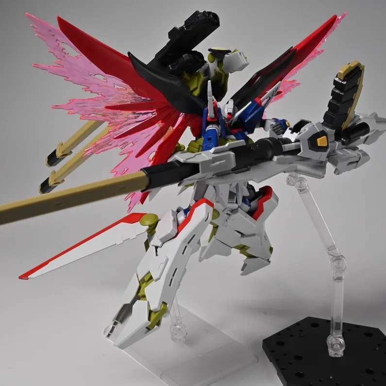 متوفر في المخزون Gaogao Hg 1/144 Destiny Spec2 Zeus صورة ظلية تجميع أطقم منمذجة عمل الشكل روبوت نموذج بلاستيكي اللعب تحصيل