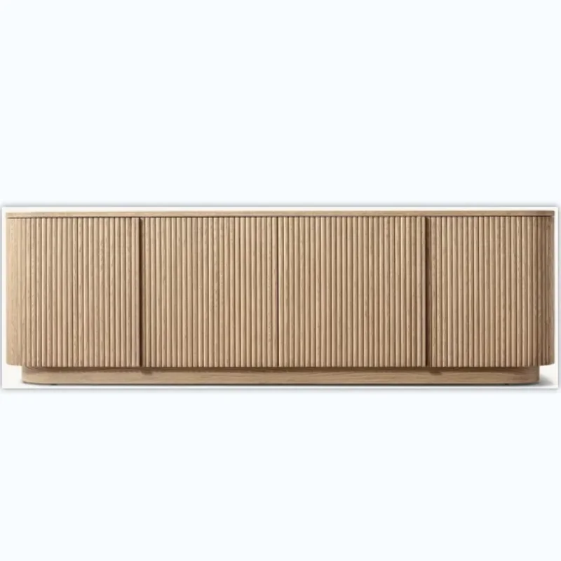 American solid wood storage TV cabinet storage locker integrated furniture B & B living room side