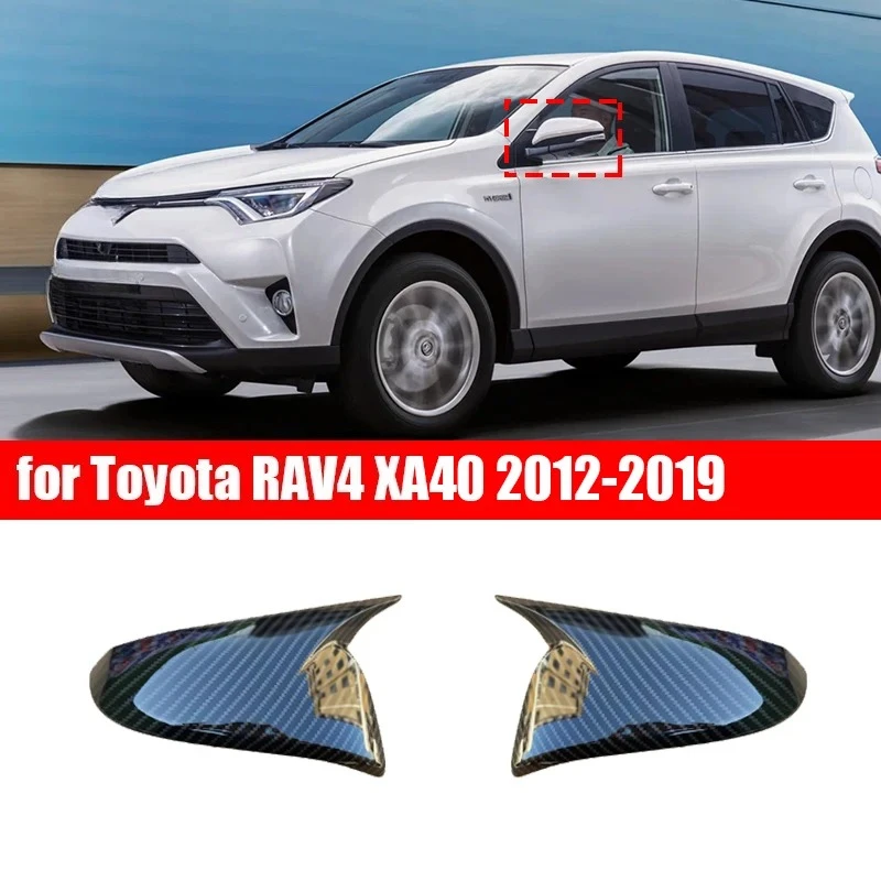 suitable for Toyota RAV4 XA40 2012 2013 2015 2016 2018 2019 Car reverse Mirror Horn Styling rearview mirror housing