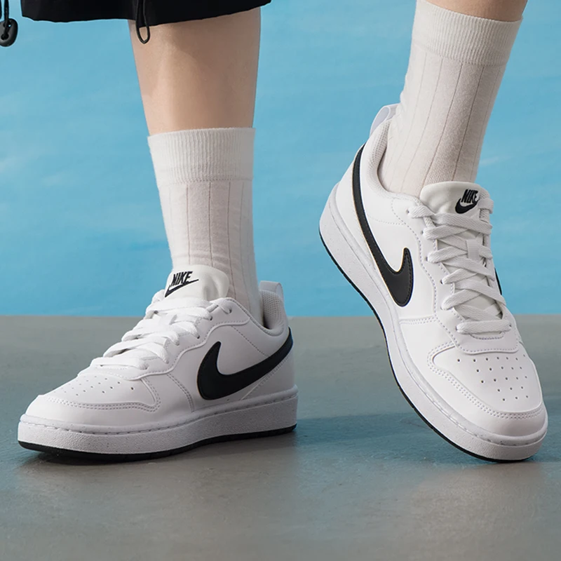 

Nike Women's Sneakers Court Borough Low, Cushioning, Breathable, Comfortable Casual Shoes, Fashionable Low-Top Sports Shoes Dv5456-104