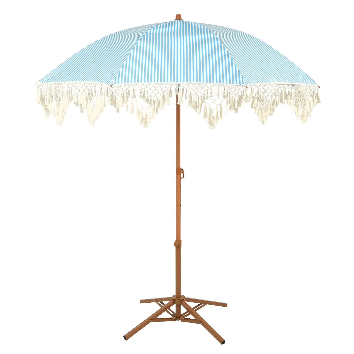 Seaside vacation beach courtyard fringed sun umbrella swimming pool sun protection terrace parasol cr