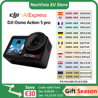 DJI Osmo Action 5 pro 1/1.3″ Sensor 4hrs Extended Battery Life Dual OLED High-Brightness Touchscreens original in stock