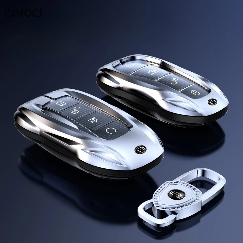 

Premium Zinc Alloy Key Cover for BYD Destroyer 05/Song Pro/Tang/Qin/Yuan/Etc - Protective Key Case Keybag Keychain