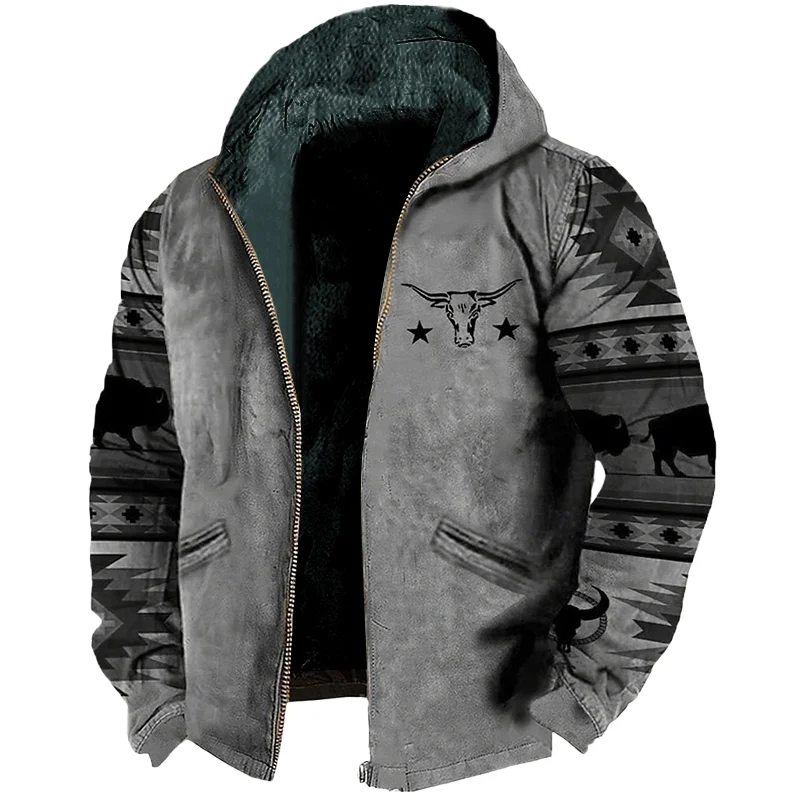 Men’s Retro Zip Hoodie 3