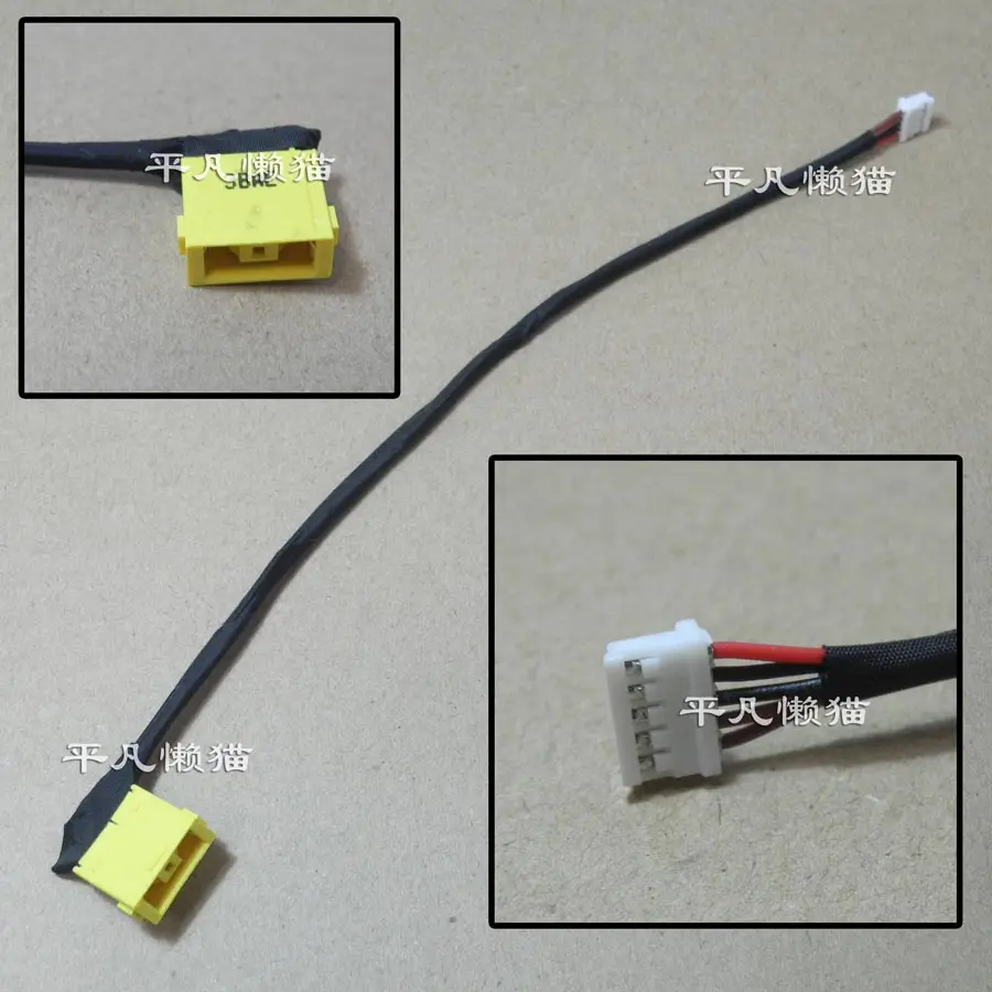 For  LENOVO B4400 power supply interface with line charging power plug