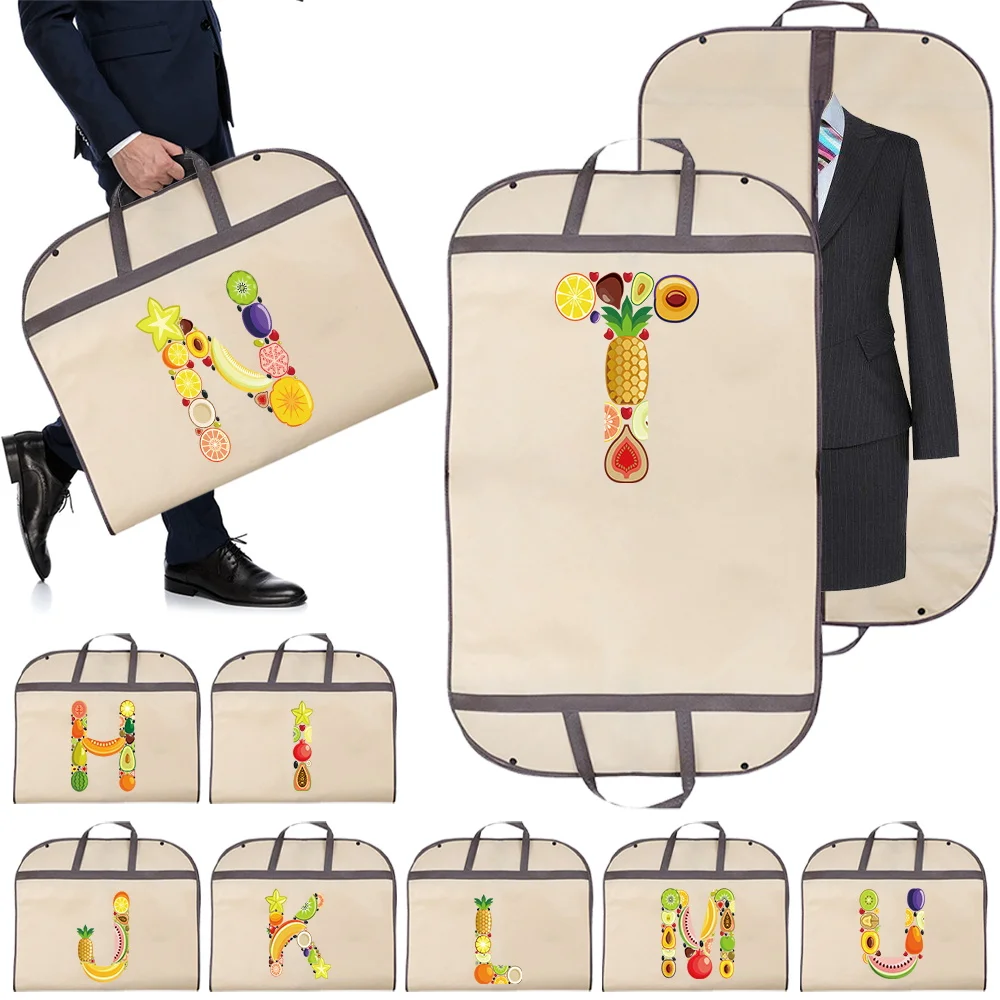 Wardrobe needments: Clothing Covers  Garment Bags for Wedding Dress and Suit Storage Fruit Printing Series