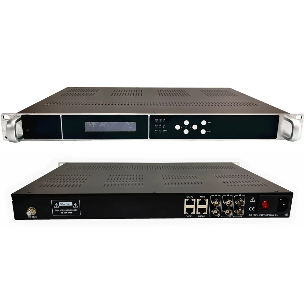 

IP TO ISDBT DVBT DVBC 8RF output IP Modulator 720 576i (PAL-B,D,G,H,I), 720 480i (NTSC-M,J)