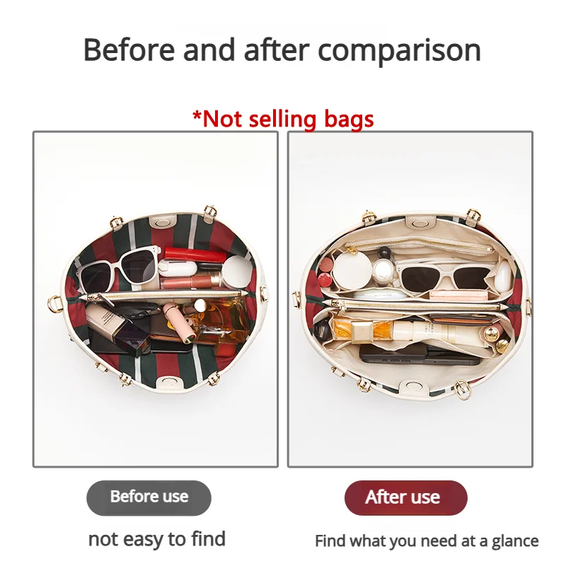 Bag Organizer Insert For Emblem S Fashion Waterproof Durable Bag Support Storage Inner Modification Bag Accessories