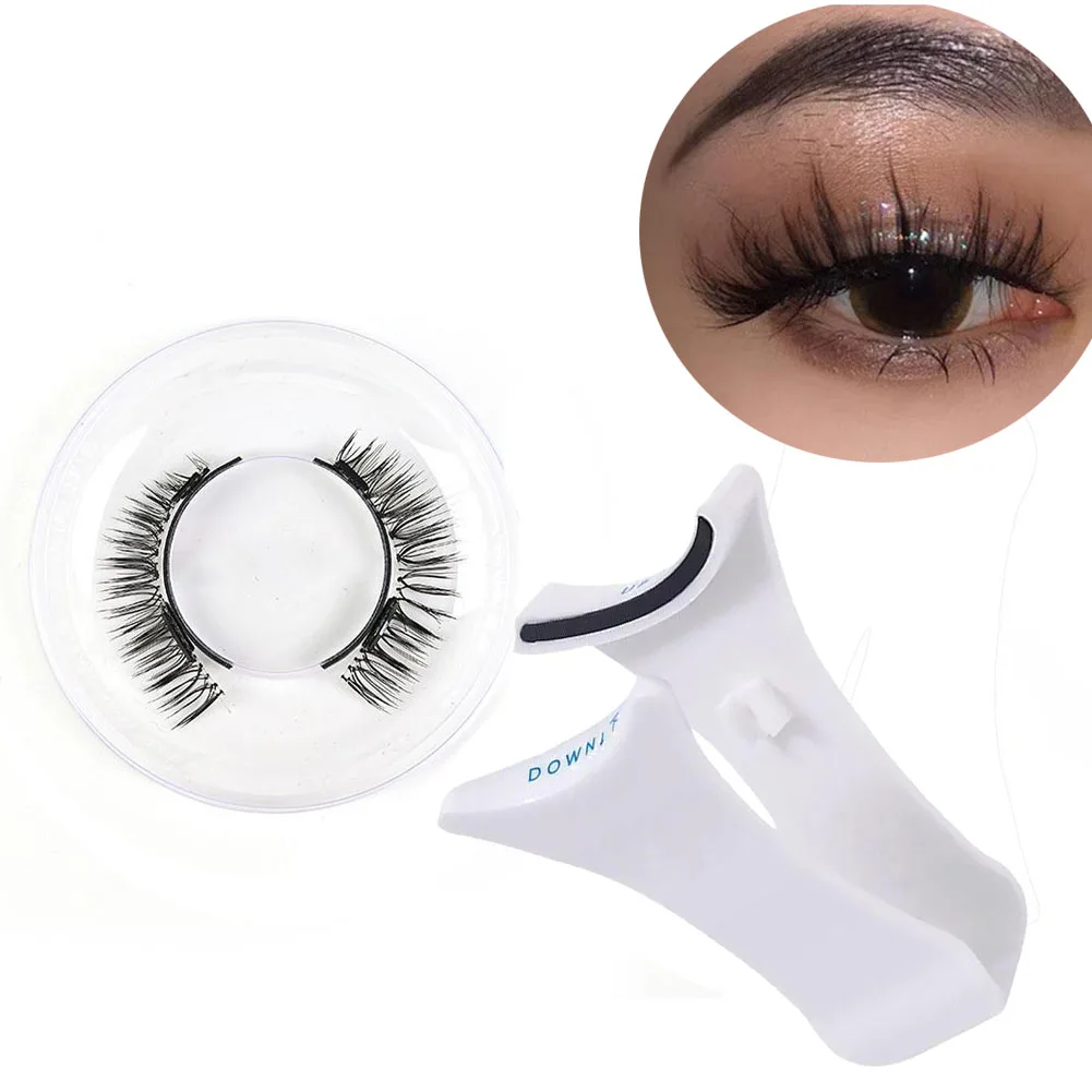 Magnetic Eyelashes Magnetic Lashes with Applicator Soft Magnetic Eyelashes Natural Look No Need Glue Easy to Wear and Remove - view 2