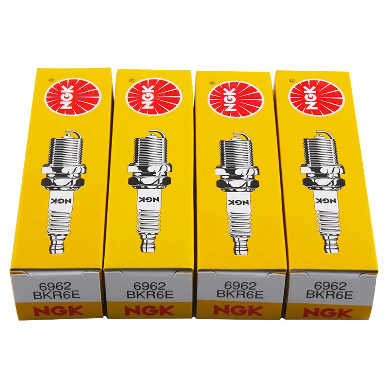 4/6Pcs BKR6E 6962 NGK Spark Plug for PEUGEOT 106 205 206 207 306 405 406 605 HOGGAR RENAULT MEGANE SCENIC LAGUNA CLIO MK1 MK2