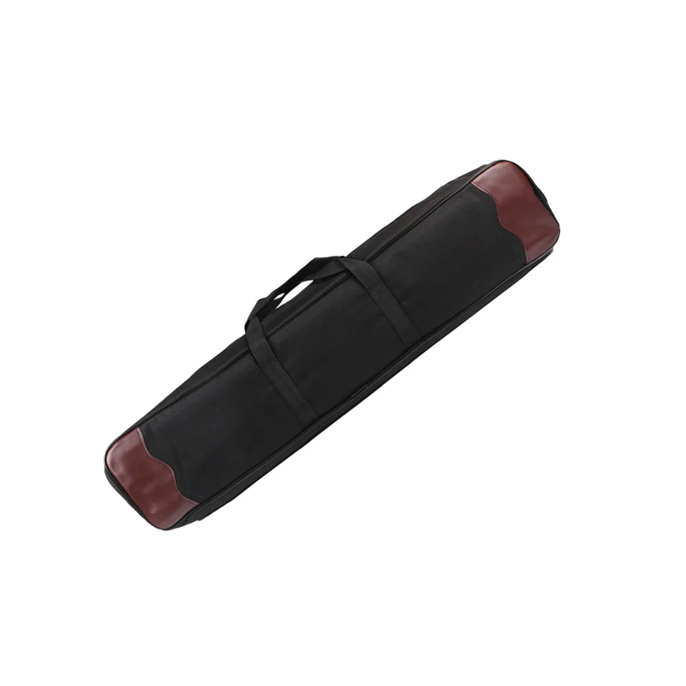 Portable Bow and Arrow Storage Bag Black Nylon Large Capacity Bow Accessories Bag Adjustable Strap Suitable for Outdoor Travel