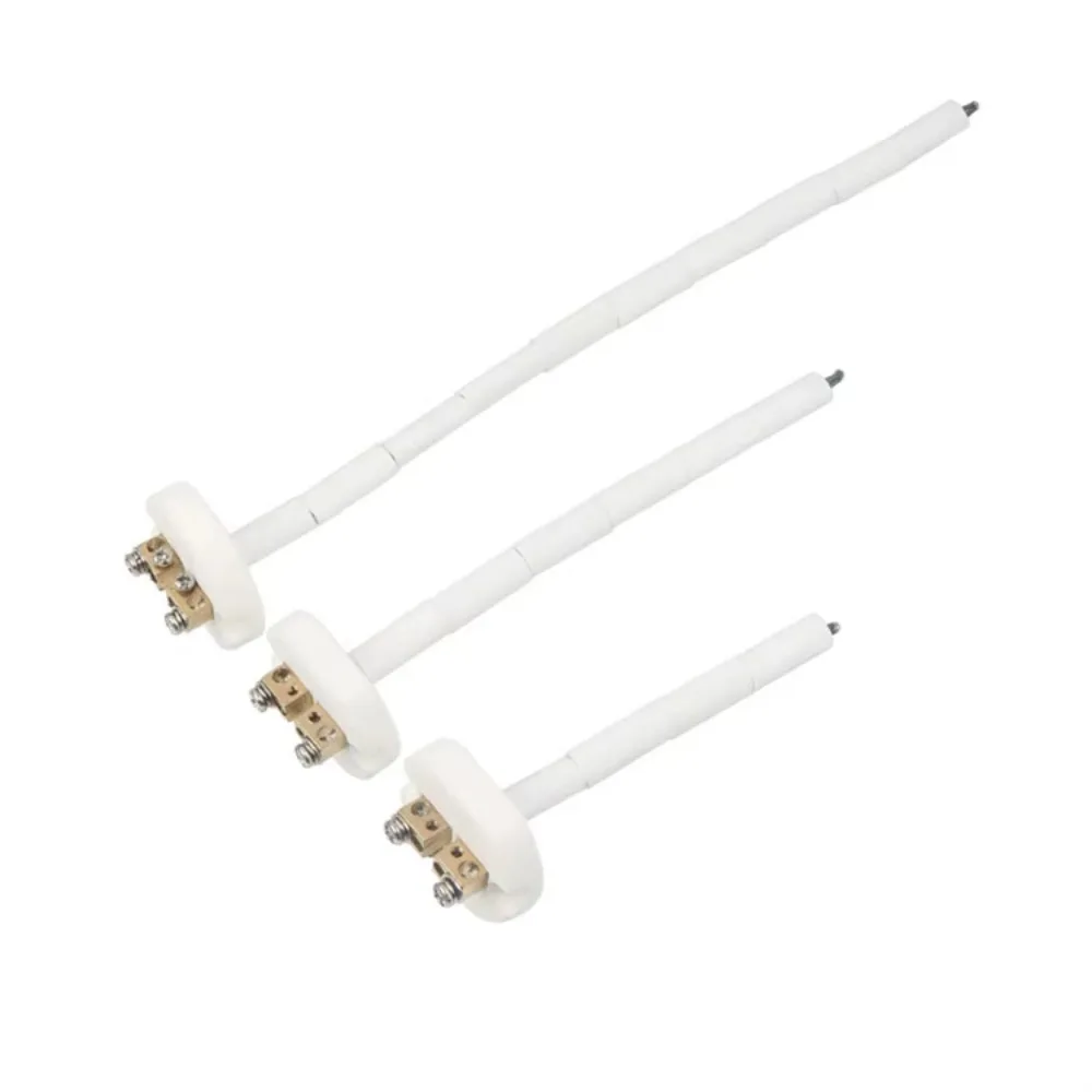 1PCS  K Type WRN-010 Temperature Sensor Ceramic Probe 200mm 300mm 400mm Thermocouple 1300℃ for Muffle Furnace Electric Kiln