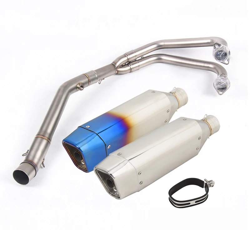 

Header Link Pipe For Yamaha YZF-R3 R3 R25 MT03 Slip On 51MM Motorcycle Exhaust Pipe Stainless Steel Muffler Escape DB Killer