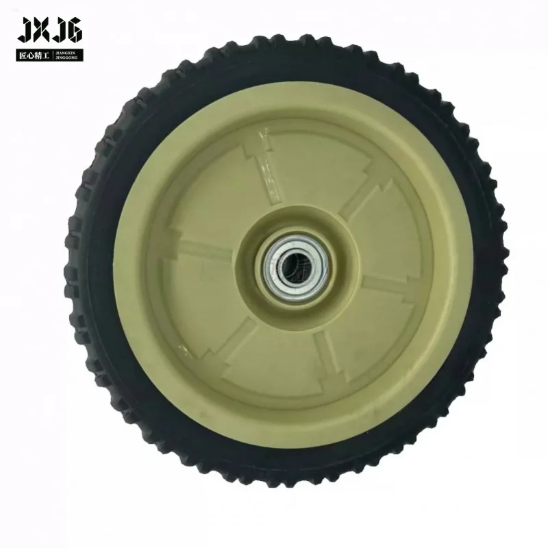 XMSJ Front & Rear Lawn Mower Wheel Tire Kit for Honda GXV160 HRJ216 Self Propelled Hand Push Mower Garden Spare Parts