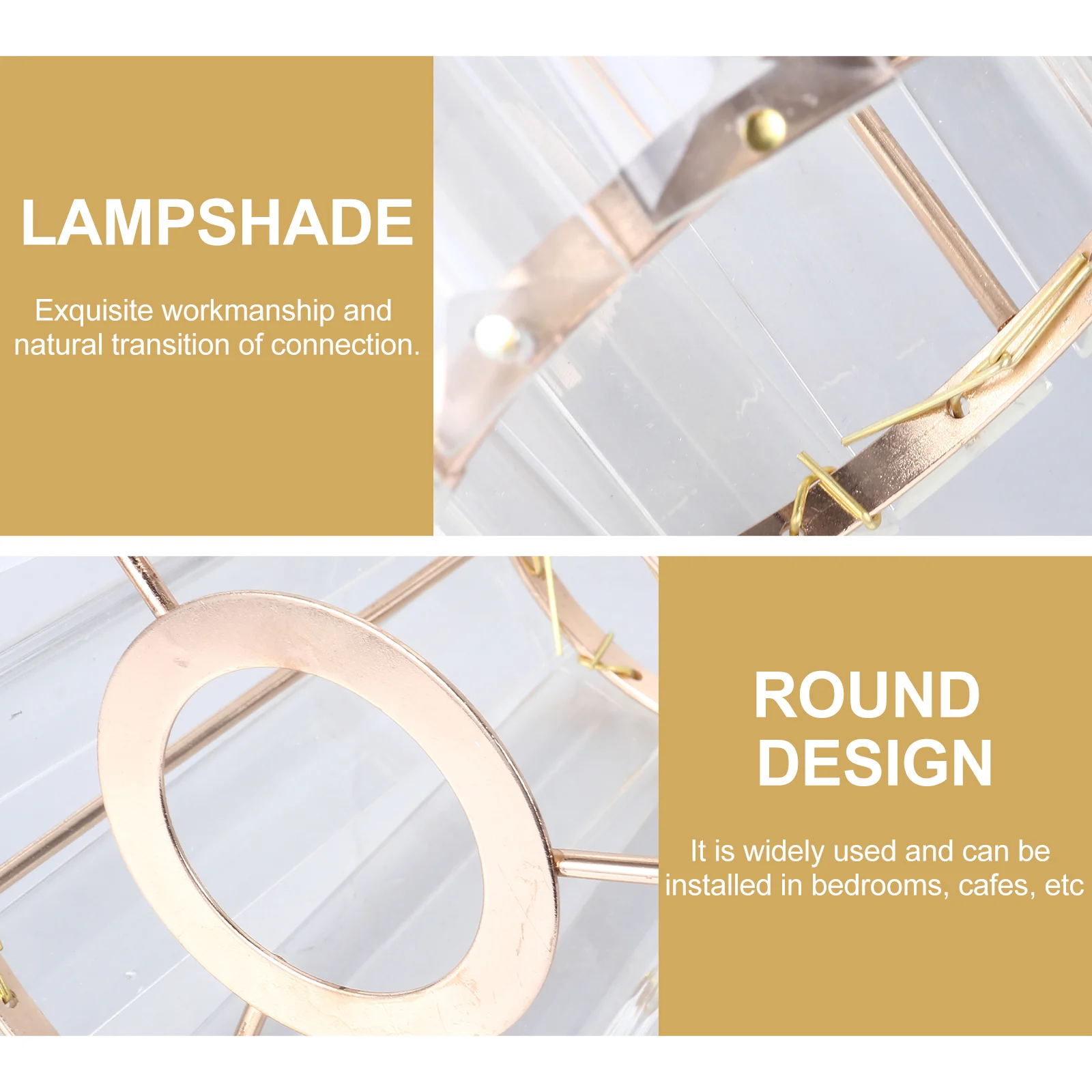 โคมไฟเพดานคริสตัลทันสมัย ฝาครอบโคมไฟเหล็กศิลป์ โคมไฟห้อย โคมไฟแบบหนีบ ดีไซน์ตกแต่งแขวนสวยงาม