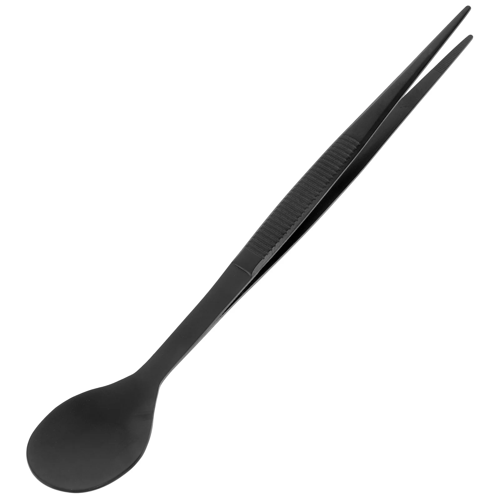 Łyżka do badania smaku ze stali nierdzewnej Łyżki szefa kuchni sosów Pęseta Pałeczki Szczypce do sałatek Metalowy bar do degustacji Grillowania — zdjęcie 2
