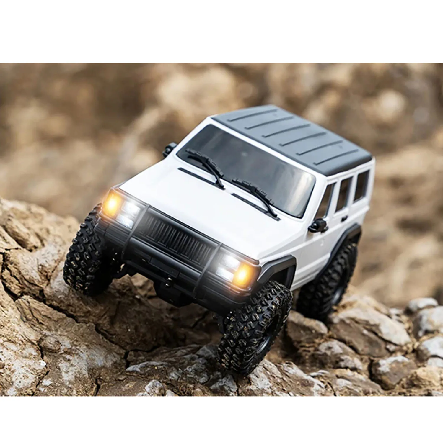 

1/18 4WD RC Car ABS Радиоуправляемый Rock Crawler 8562 2.4G RC Off Road 3Speed 370 Мотор ESC Световая система Готовая модель RC Toys