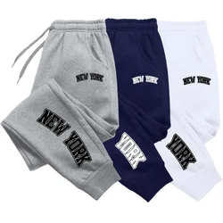 2024 New York Womens Mens Sweatpants Casual High Quality Outdoors Jogging Pants Fashion Versatile Sport Elastic waist Trousers