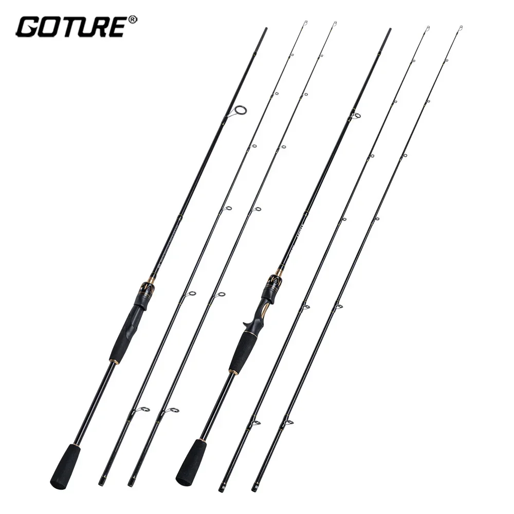 Goture Dual Tip Spinning Fishing Rod LEIMAX 2.1m 2.4m M MH Power 24T High Carbon Blank Guides EVA Split Grip Lure Fishing Rod