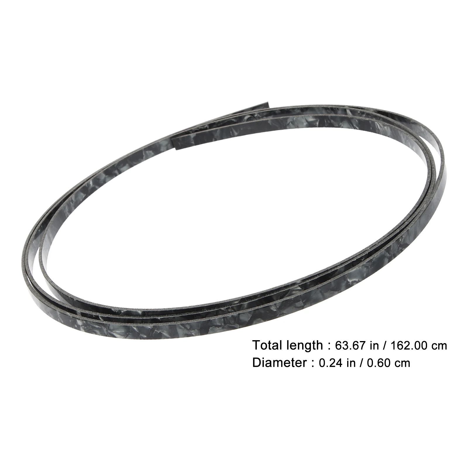 

2 Pcs Guitar Strips Edge Protection Acoustic Repair Purfling Strap Upgrade Stylish Edging for Celluloid