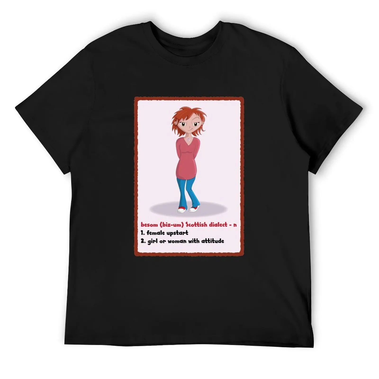 

besom - definition T-Shirt aesthetic clothes baggy shirts football t shirt men workout shirt