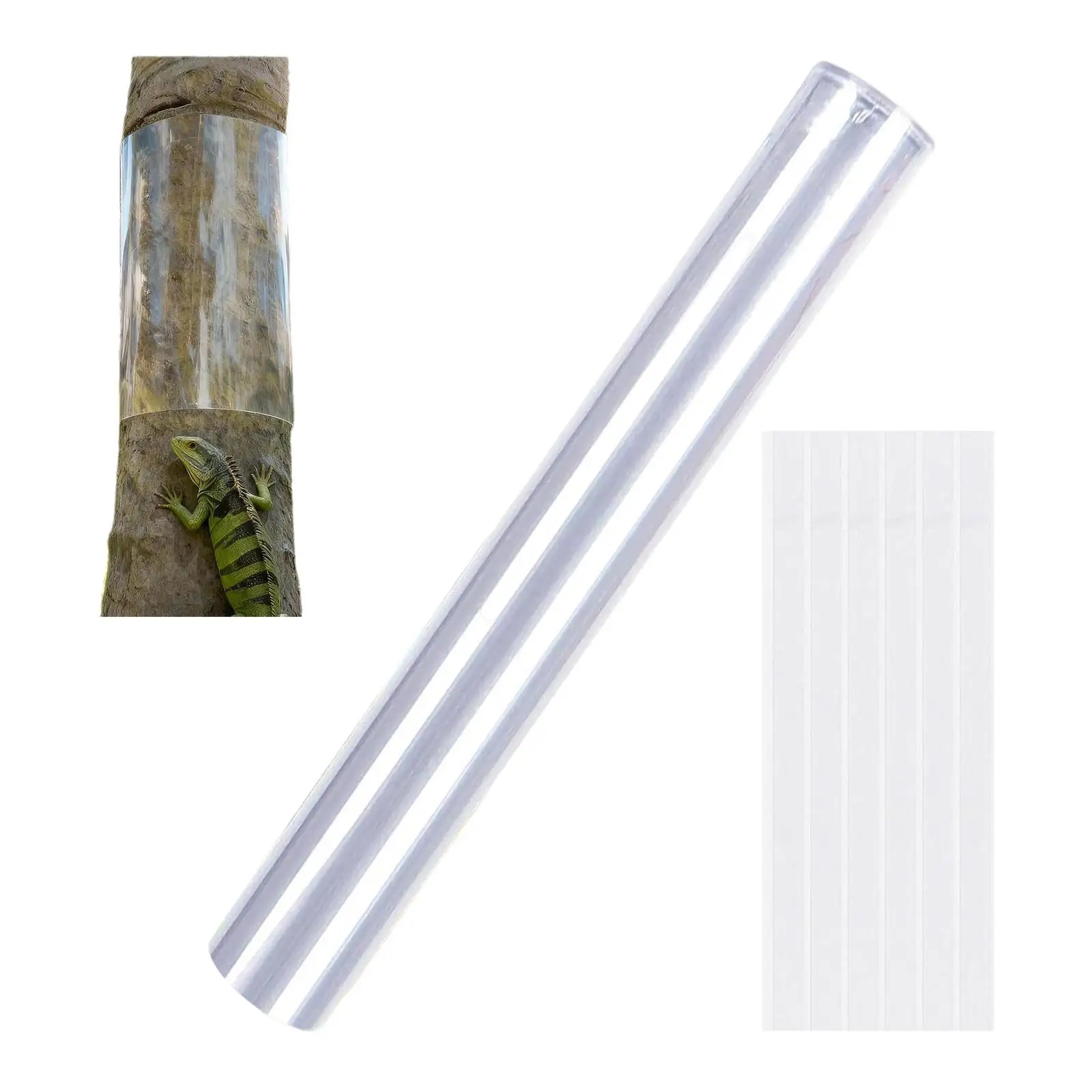 

Tree Protection Cover PVC Trunk Guard for Garden Landscaping Against Animals and Climbing Plant Support