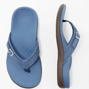Uzzdss-orthopädische Sandalen für Frauen, Flip-Flop, Gelegenheitsschuhe, Hausschuhe, Frauenrutschen, Sommer, neu, personalisiert, 2022 10 Hauptverkauf orthopädische Hausschuhe - №3