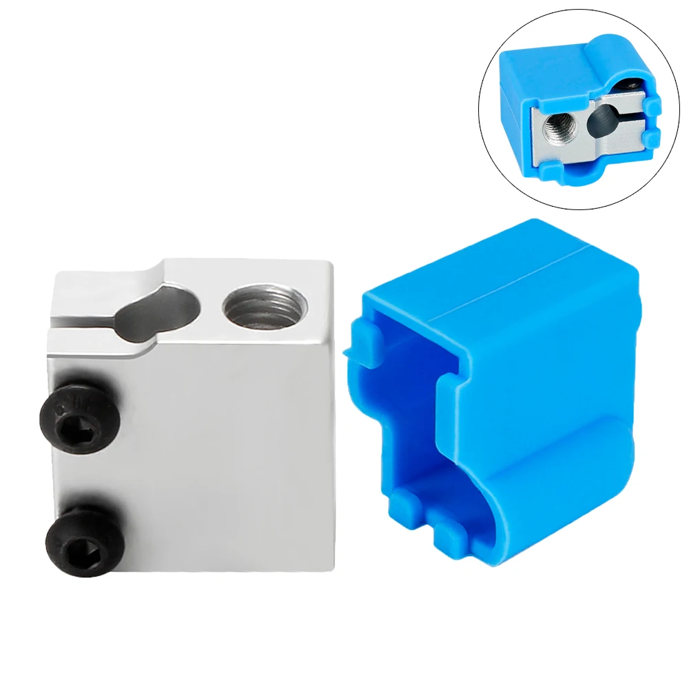 

RAMPS 3PCS E3D Volcano Heater Block V5 V6 Extruder Heater Hot End 1.75 3.0mm Filament Aluminium Heated Block 3D Printers Parts