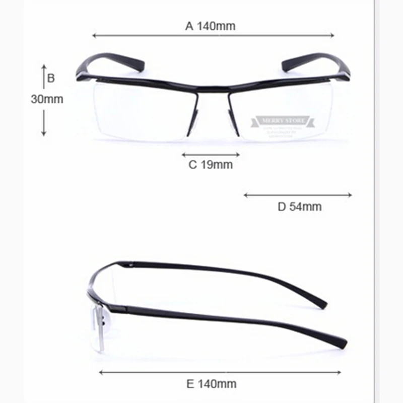 Men Optical Frames Eyeglasses Frames Rack Commercial Glasses Fashion Eyeglasses Frame Myopia Titanium Frame TR90 Legs