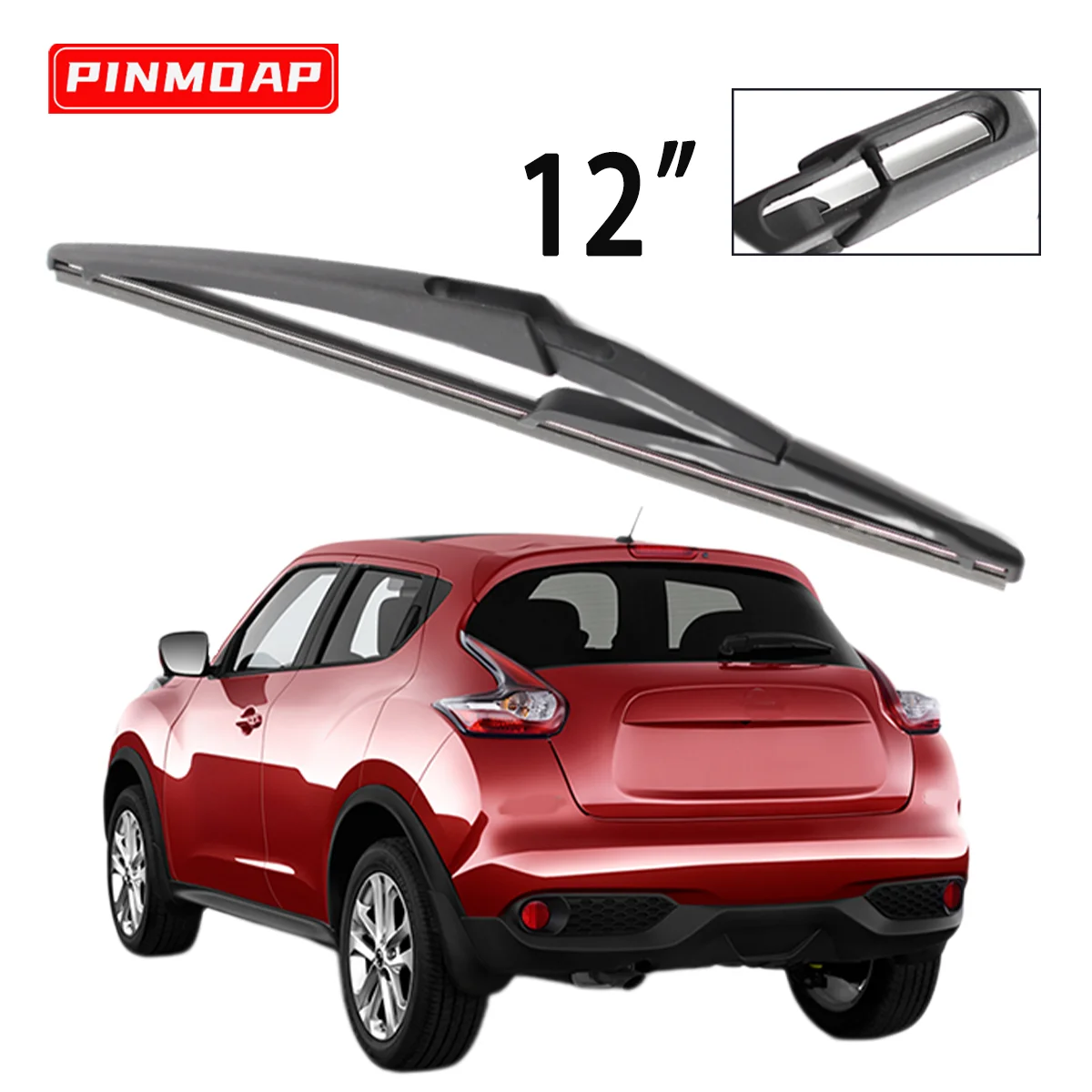 1PC 12 "Heckscheibe Scheibe Wischer Für Nissan Juke F15 2010-2019 Jahr der Windschutzscheibe Windschutz Hinten wischer Klinge Auto Zubehör