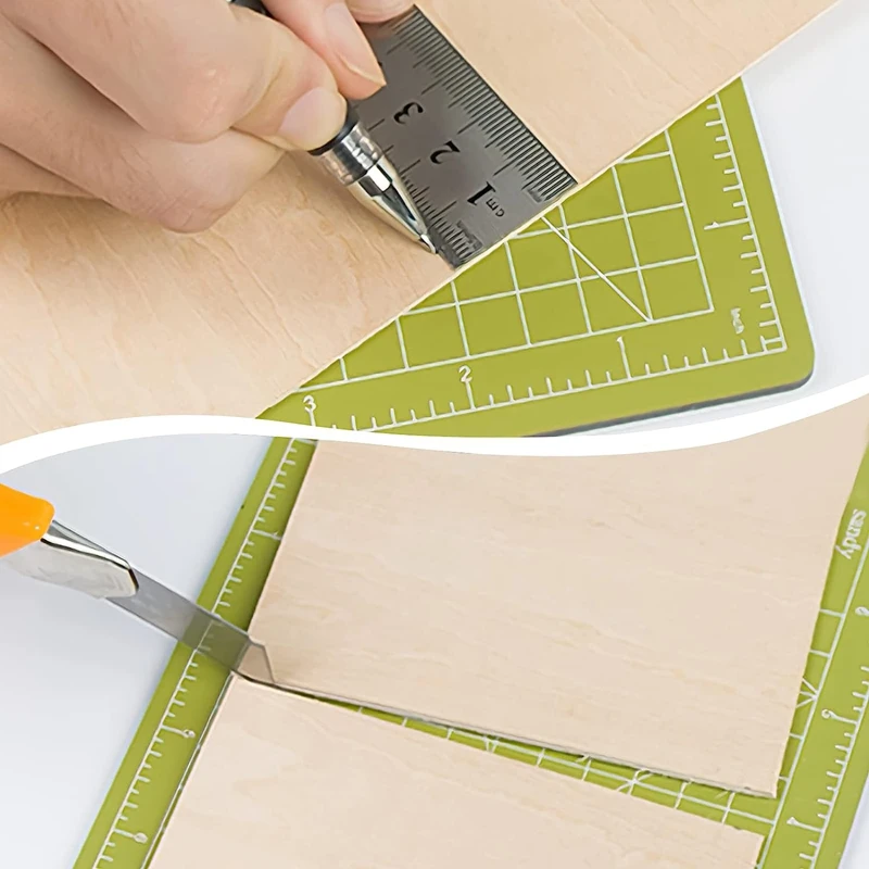 Madeira compensada A3 Painel Fretsaw, DIY Carpintaria, Processamento a Laser, Model Making, 400x300x2mm, 10 pcs