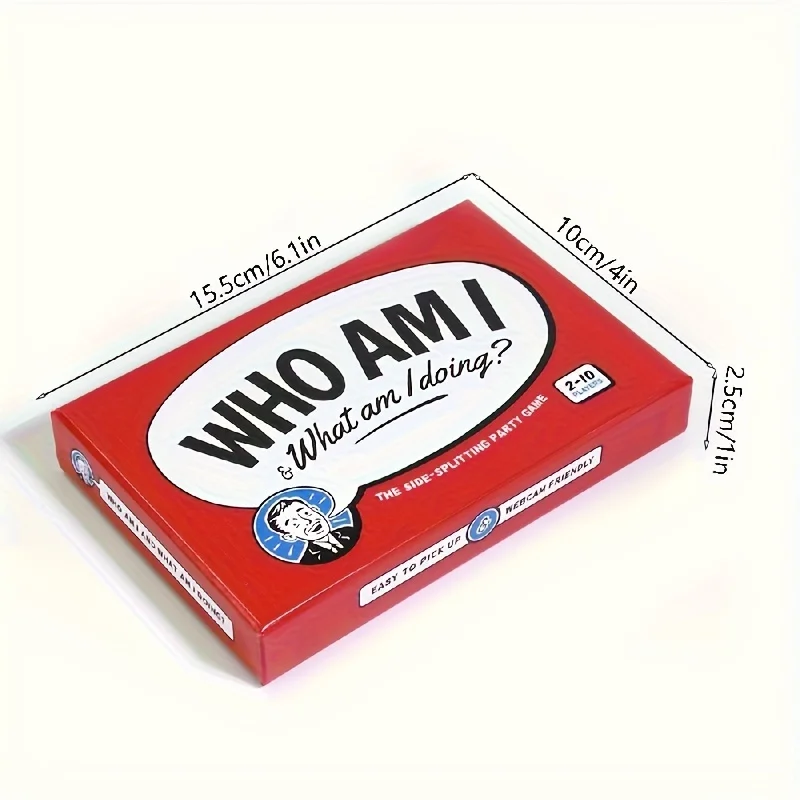 Who Am I & What Am I Doing - Hilarious Multiplayer Card Game for Adults, Couples & Families