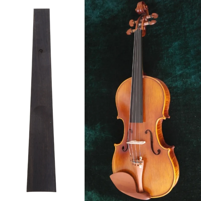 4/4 Größe Violine Griffbrett Ebenholz Griffbrett Violine Teile und Zubehör – Detail 9