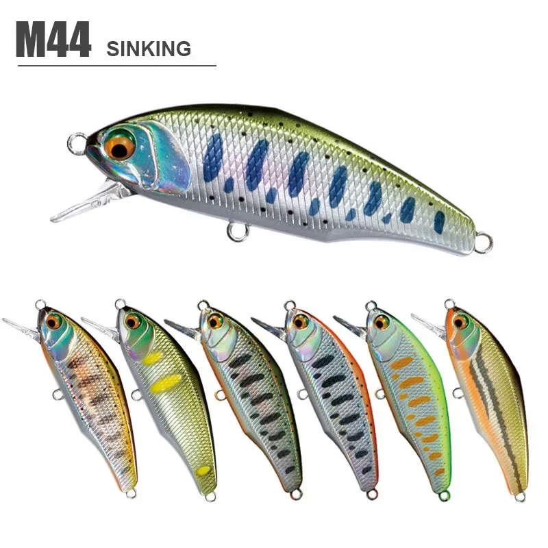 Fast sinking microfish Minnow stream trout bait road subbait Top fishing gear Good fishing helper Top minnow