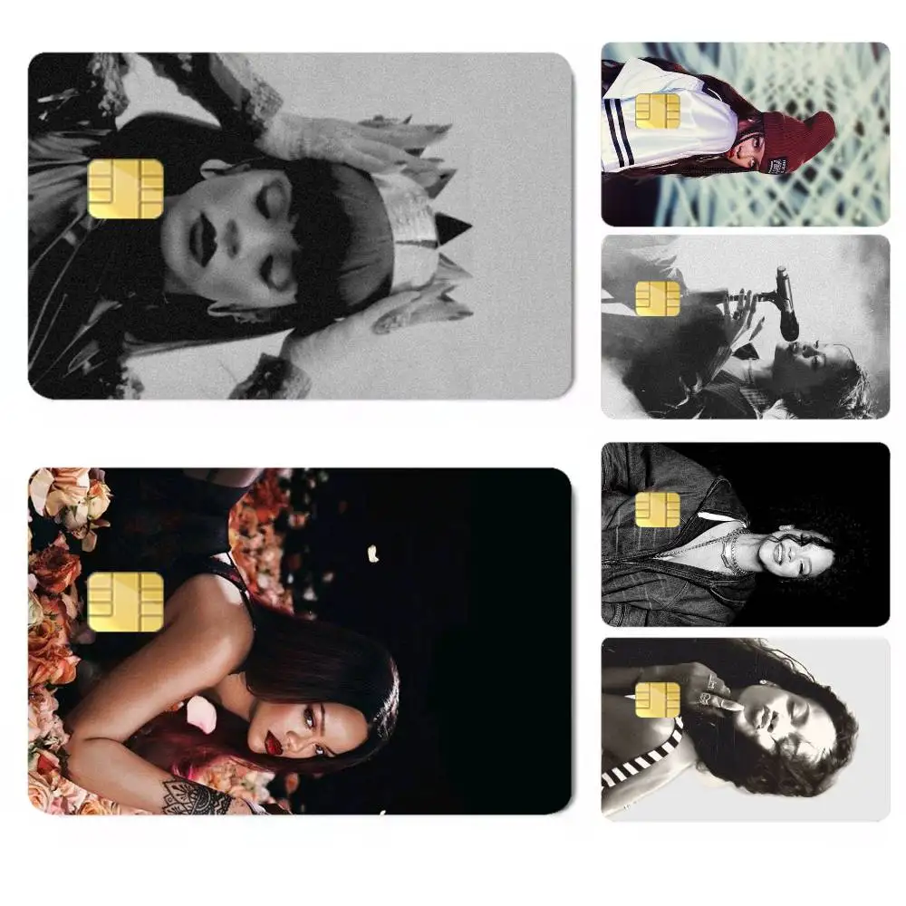 Rihanna-a Credit Card HD Stickers Premium matte film effectively prevents fingerprints and daily abrasion.
