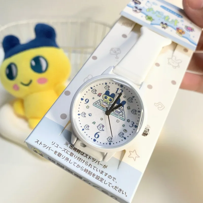 Tamagotchi Cute Cartoon Silicone Wristwatch, Girly Stylish Analog Quartz Watch, Creative Anime Watch for Study and Exams