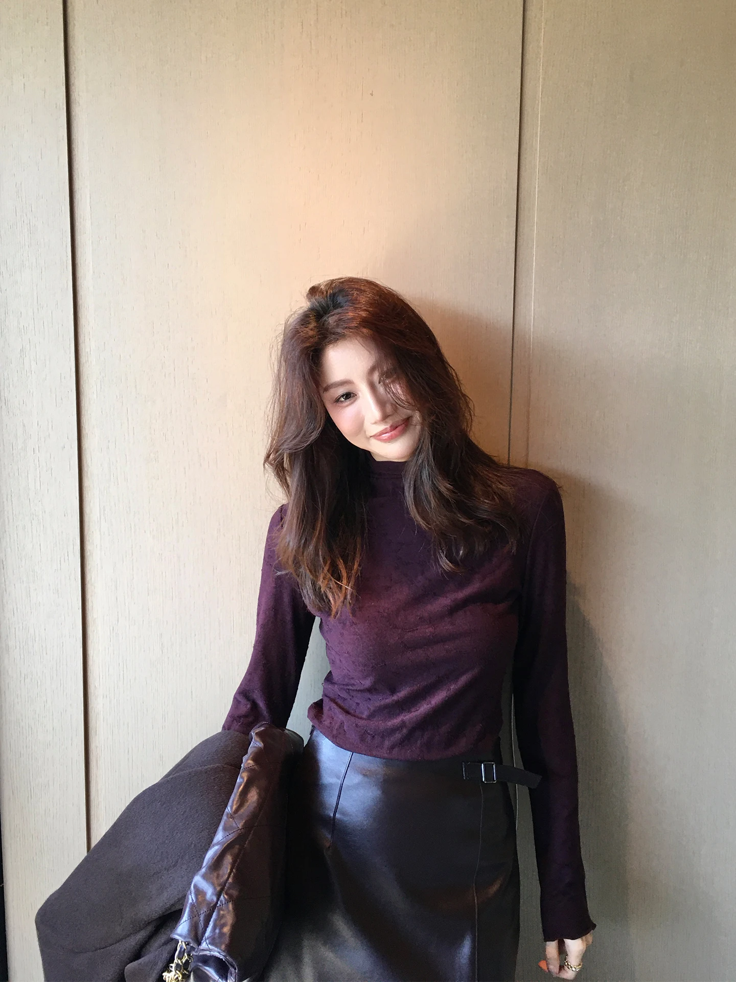 

Long Sve Woolen Knitted Sweater Women's High Collar Slim Fit Base Layer irt Dragon Xi Er Simple Sle Autumn Winter Faion