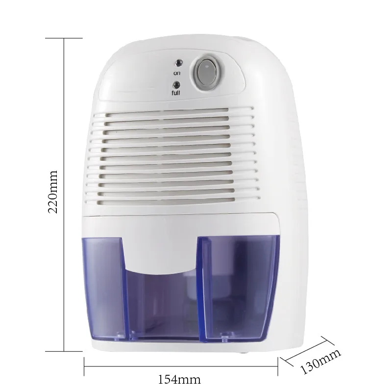 

Mini Dehumidifier Moisture Absorber With 500ML Water Tank Portable Air Dehumidifier For Home Kitchen Quiet Air Dryer