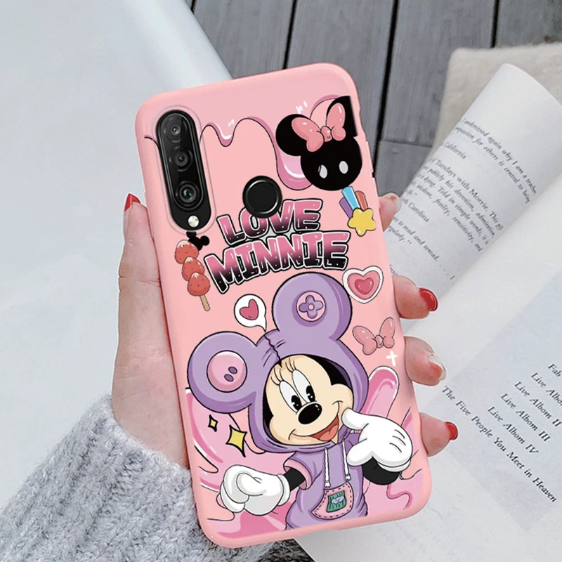 Dla Honor X9c 9X Huawei Y9 Prime P30 Lite P30 P20 Pro P20 Lite Nova 4E 3E 6 SE P Smart Z 2019 2021 Śliczne etui na telefon Mickey Minnie