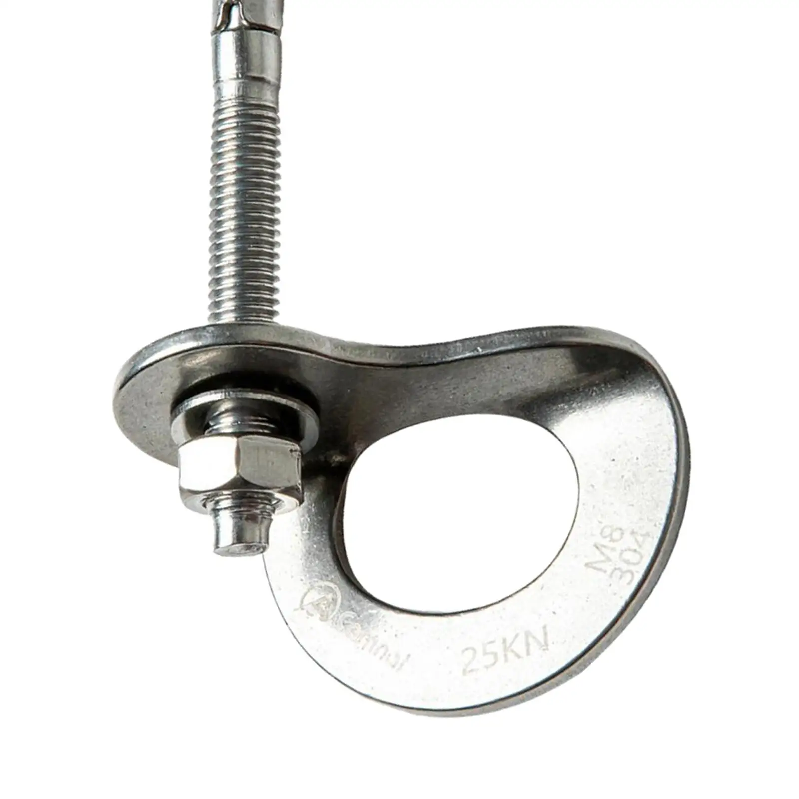

Stainless Steel Rock Climbing Hanger Plate Wall Mount Expansion Anchor for Outdoor Mountaineering Rope Kit