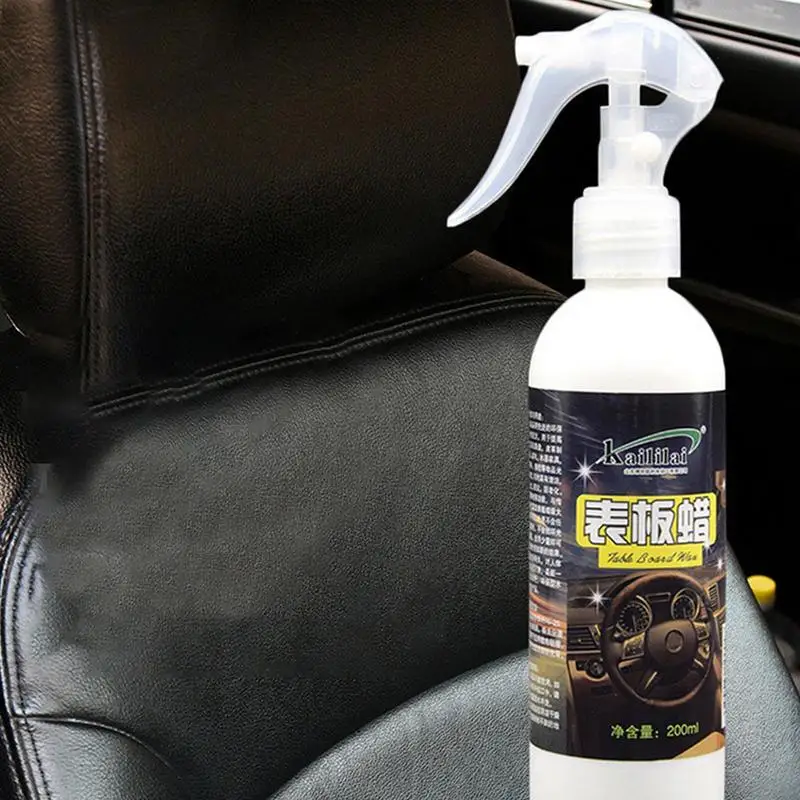 Spray de revestimiento Interior de coche, potente Spray de cera para salpicadero, limpiador de piezas de automóvil, agente detallado de automóviles para vidrio y Metal