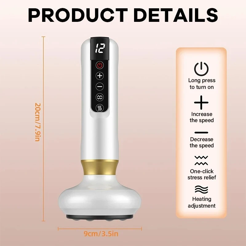 Customizable Intelligent Vacuum Cupping Suction Massager Glass Jars Anti Cellulite Cupping Vacuum Guasha Beauty Health