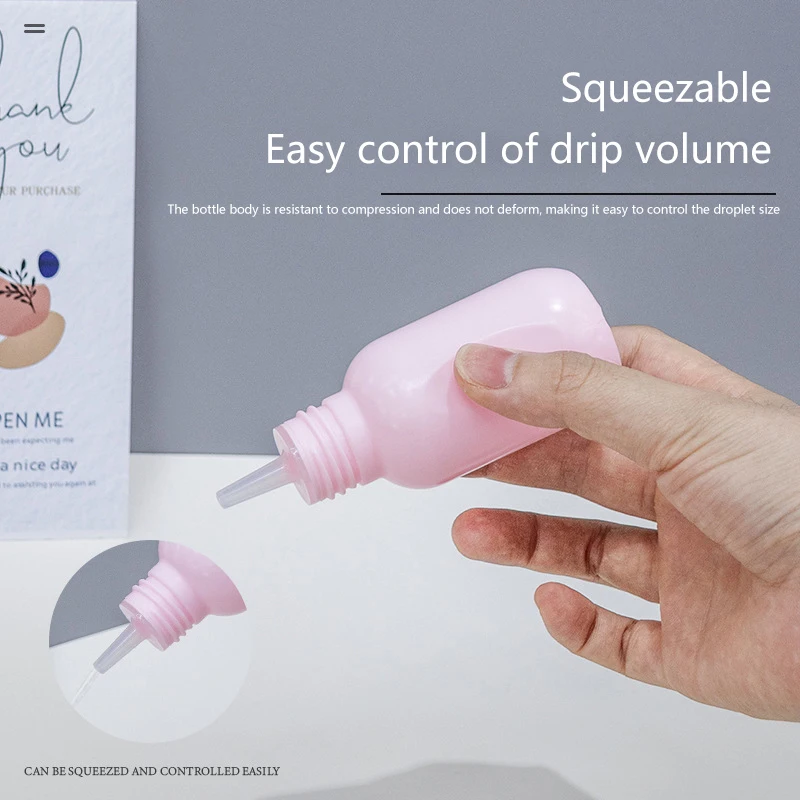 1 قطعة زجاجة تنظيف رمش تنظيف زجاجة المياه ضغط قطارة البلاستيك ضغط زجاجات لاش حمام زجاجات التمهيدي زجاجة