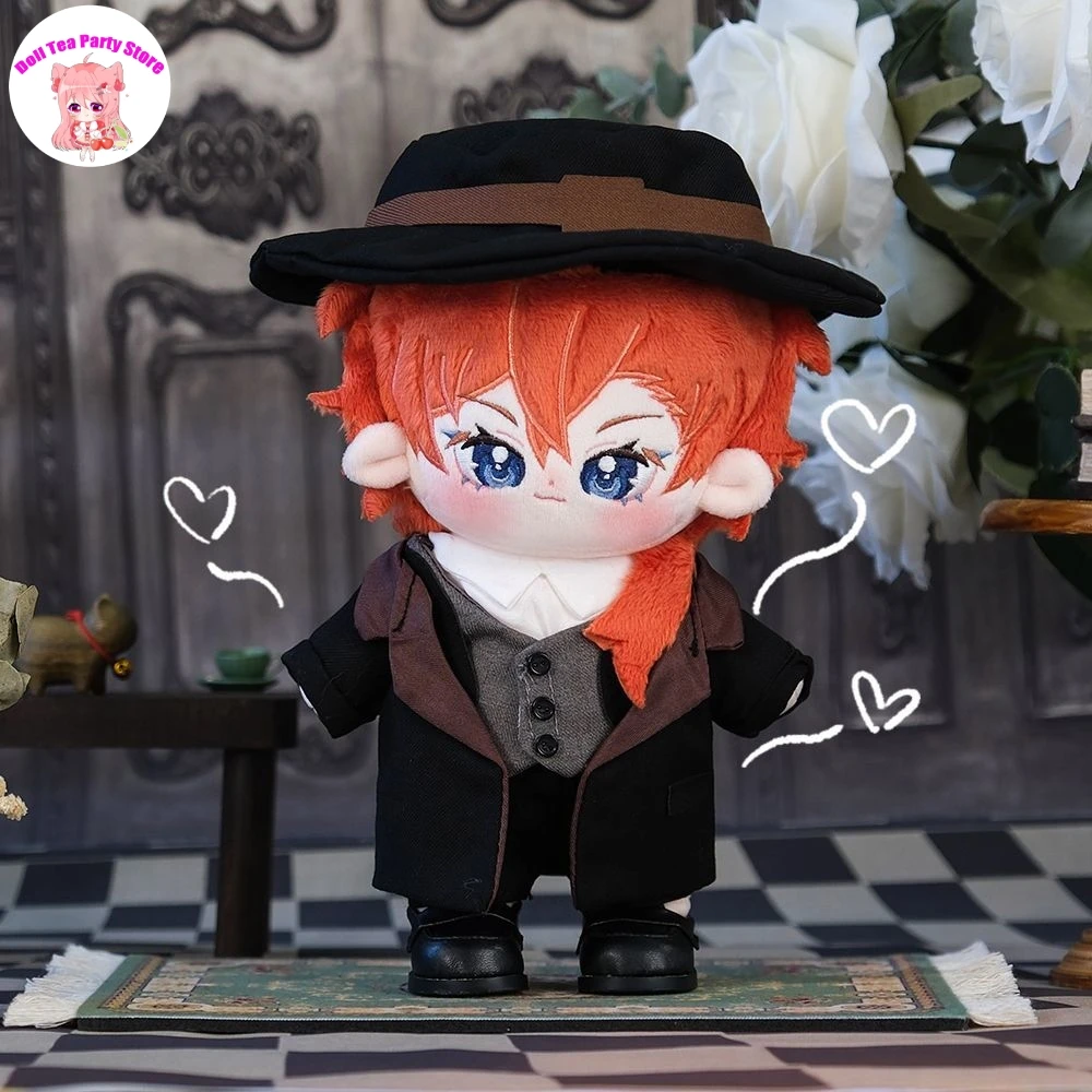 

Handsome Boy Nakahara Chuuya Cotton Doll Body Figures Plushies Anime Attribute Dress Up Plush Toys Birthday Gift 20cm