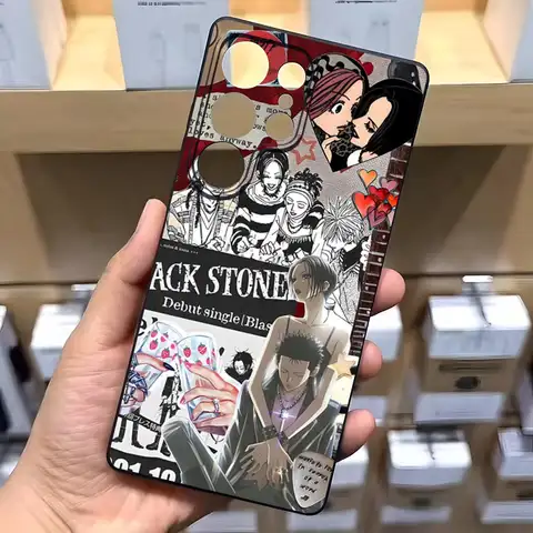 Nana Osaki Anime telefonfodral för Samsung A16 A26 A36 A56 A15 A25 A35 A55 A14 A34 A24 A54 A12 A23 A53Svart softshell 8 best sales Nana-fallet - №7